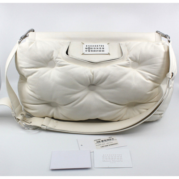 Flawless Auth MAISON MARGIELA S61WG0034 Glam Slam 2WAY Wht Clutch Shoulder Bag - Picture 1 of 4
